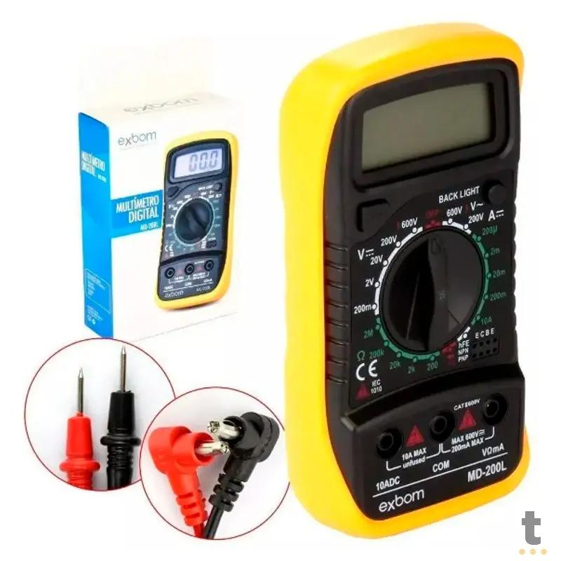 Multimetro Digital Exbom MD-200L Truedata